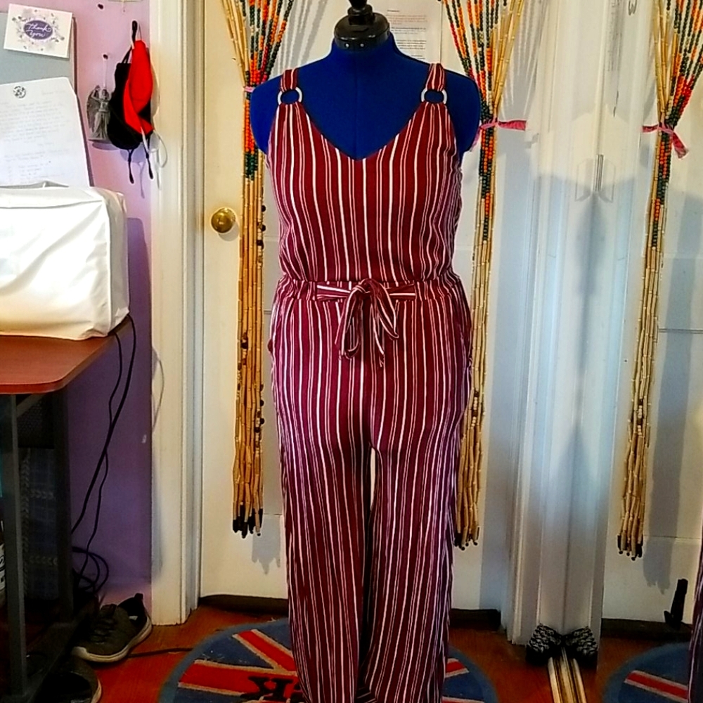 Striped romper
